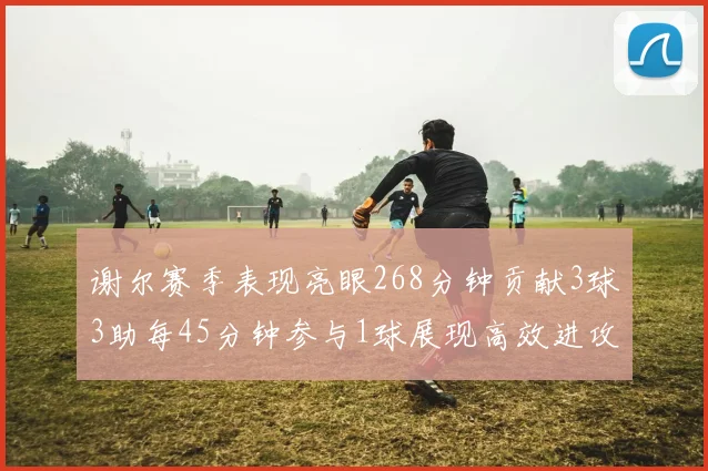 谢尔赛季表现亮眼268分钟贡献3球3助每45分钟参与1球展现高效进攻能力